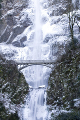 Multnomah Falls Frozen