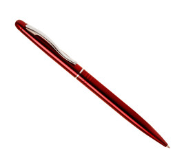 Red pen isolated on white backround