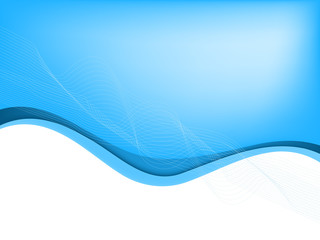 Blue abstract business background..