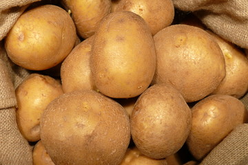 Closeup to potatoes
