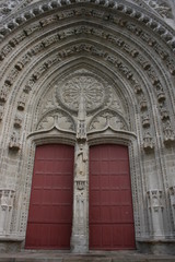 Portail - cathédrale Saint-Pierre-et-Saint-Paul à Nantes