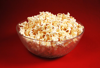 Popcorn in bowl