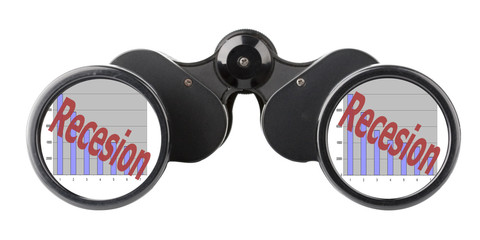 economy concept binoculars