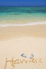 sandals & the word 