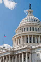Fototapeta na wymiar The United States Capitol Building in Washington, DC