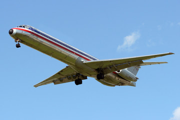 Airplane on Final Approach