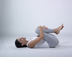 Fototapeta premium woman doing exercises