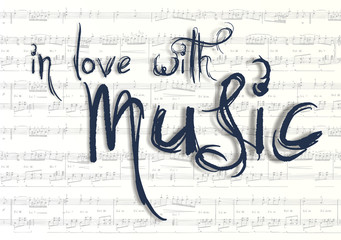 in love with music
