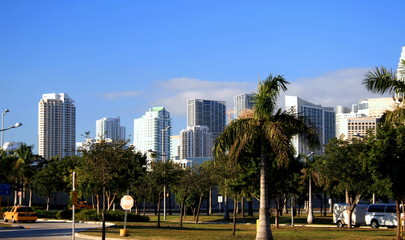 Obraz premium Skyline Miami