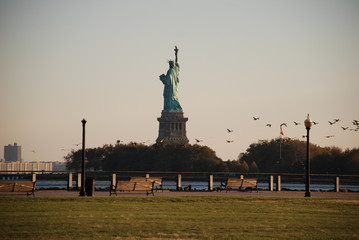 Fototapeta premium Liberty state park
