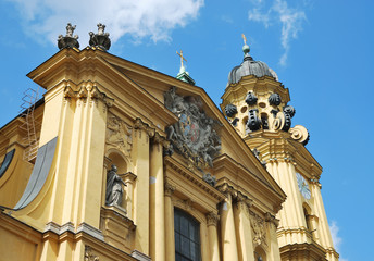 Fototapeta na wymiar Theatine Church in Munich