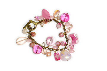 A necklace of glass bracelet, industrial arts
