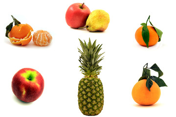Collage di frutta