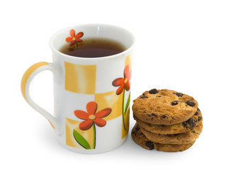 Cup of tea and cookies