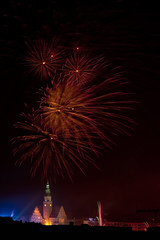 Firework display 2009 in Olsztyn #6