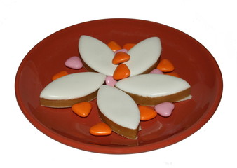 assiette de calissons et dragées