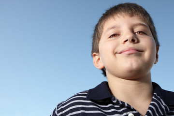 Smiling young boy