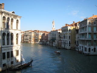 Le grand canal à Venise