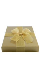 Gold gift box