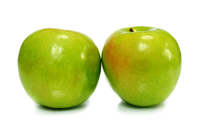 two green apple