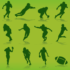 american football player vector