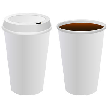 coffee cup template vector