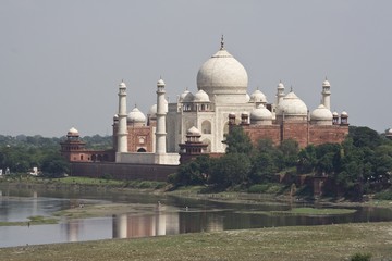 The Taj Mahal in Agra. India.