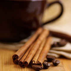 Cinnamon and coffee