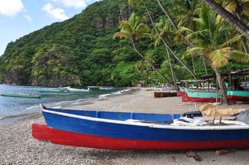 plage la soufriere sainte lucie