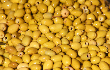 Olives at farmers market