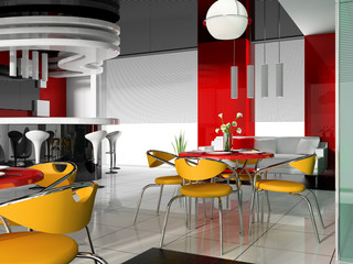 modern cafe