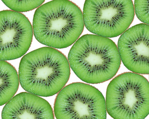 Fototapeta premium Green kiwi background