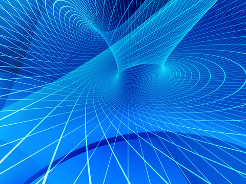 Blue abstract 3d background