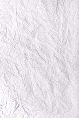 Blank crumpled paper