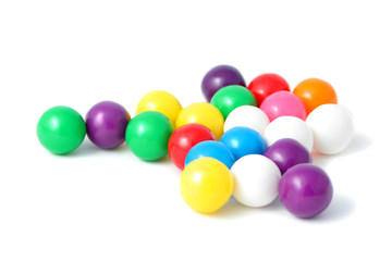 colorful gumballs
