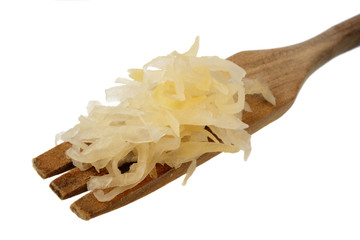 sauerkraut on a wooden fork © MarekPhotoDesign.com