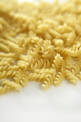 Italian spiral pasta texture