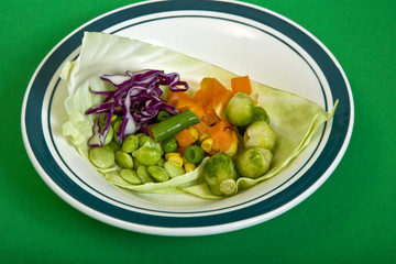 A mix of fresh vegetables