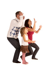 shocked family defensive