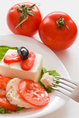 cheese and tomatoes