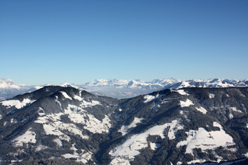 Fototapeta na wymiar Winterlandschaft Tirol