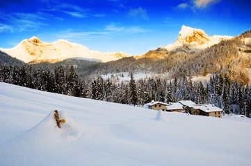 LA NEVE SULLE ALPI