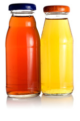 TWo bottles of juice