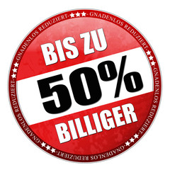 bis zu 50 prozent billiger