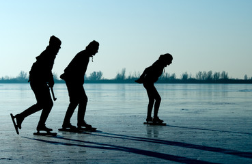 ice skating