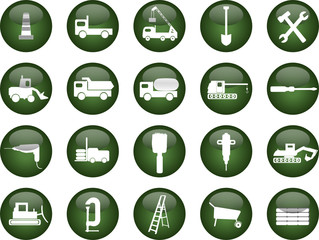 construction and building development vector icons