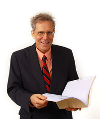 Businessman in a suit