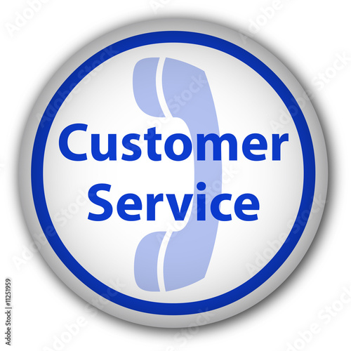 ""Customer Service" button (blue)" zdjęć stockowych i obrazów royalty free w Obraz