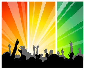 Fototapeta premium People at the concert
