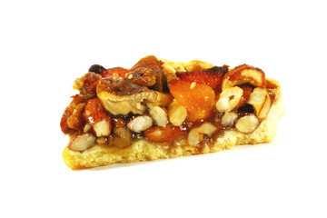 Pecan Pie With Assorted Nuts and Caramel